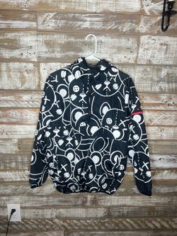 Reason black/white pullover jacket size S