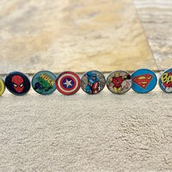 Marvel DC Drawer Knobs- Set Of 8