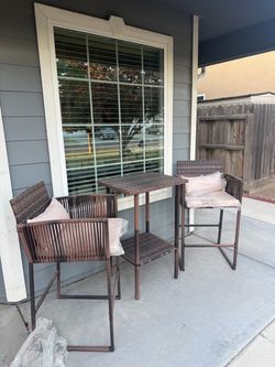 Outside Patio Table with 2 Chairs
