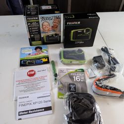 Fujifilm FinePix XP120 Waterproof Digital Underwater Camera ((BRAND NEW NEVER USED))