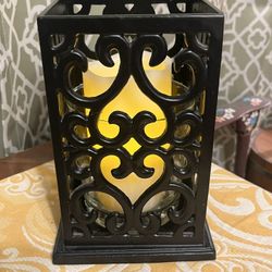 Decorative Cast Iron Candle Holder