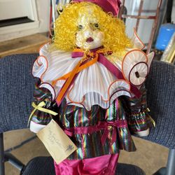 Betty Jane Carter Clown Porcelain Dolls 