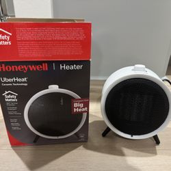 Honeywell UberHeat Ceramic Personal Heater White HCE200W