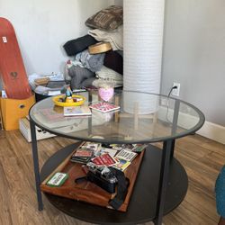 Glass Round Coffee Table
