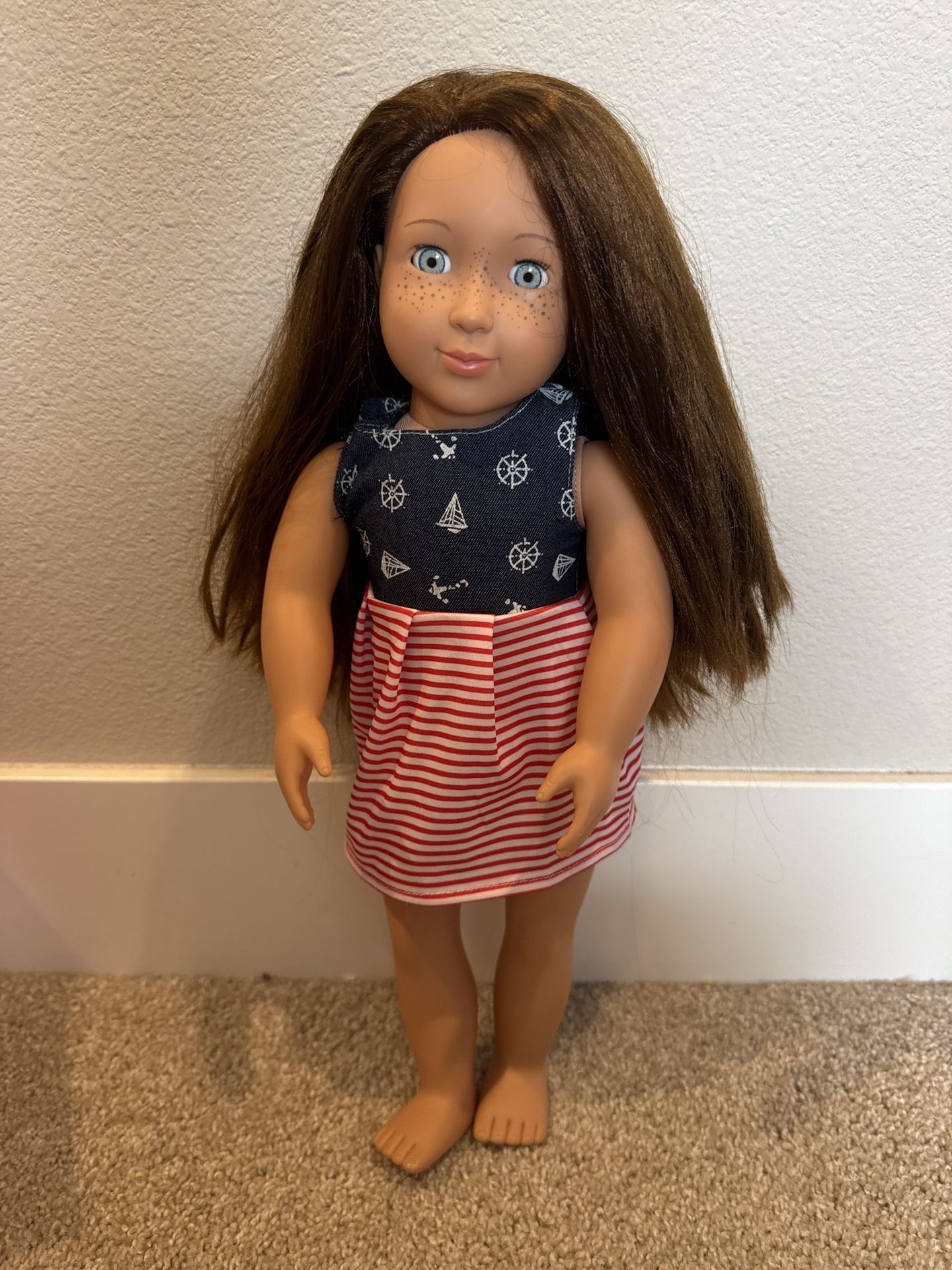 American girl Fill With Freckles