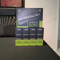 MSI Shadow 2X NVIDIA GeForce RTX 5060 8GB Graphics Card (GPU)