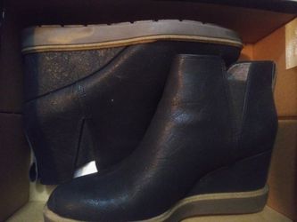 Dr. Scholls black wedges