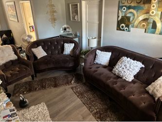2 couches and a chair