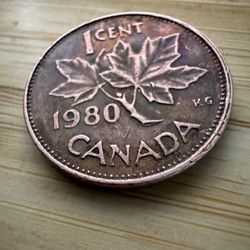 1980 canada 1 cent penny 