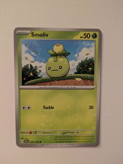 Smoliv 020/198 Pokémon Card Scarlet & Violet