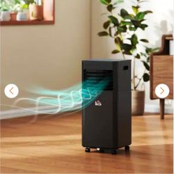 HOMCOM
8,000 BTU Portable Air Conditioner Cools 200 Sq. Ft. with 24 Hour Timer in Black
