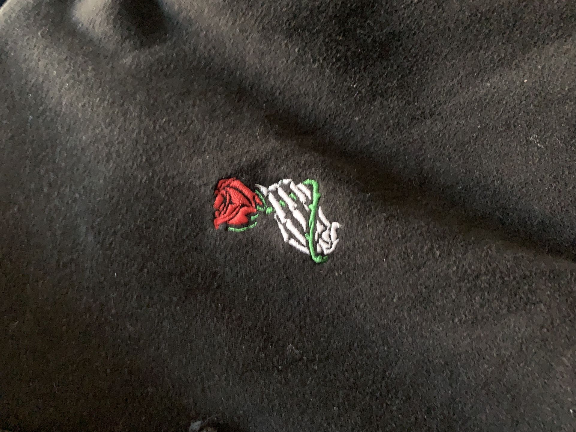 Black Hoodie Rose