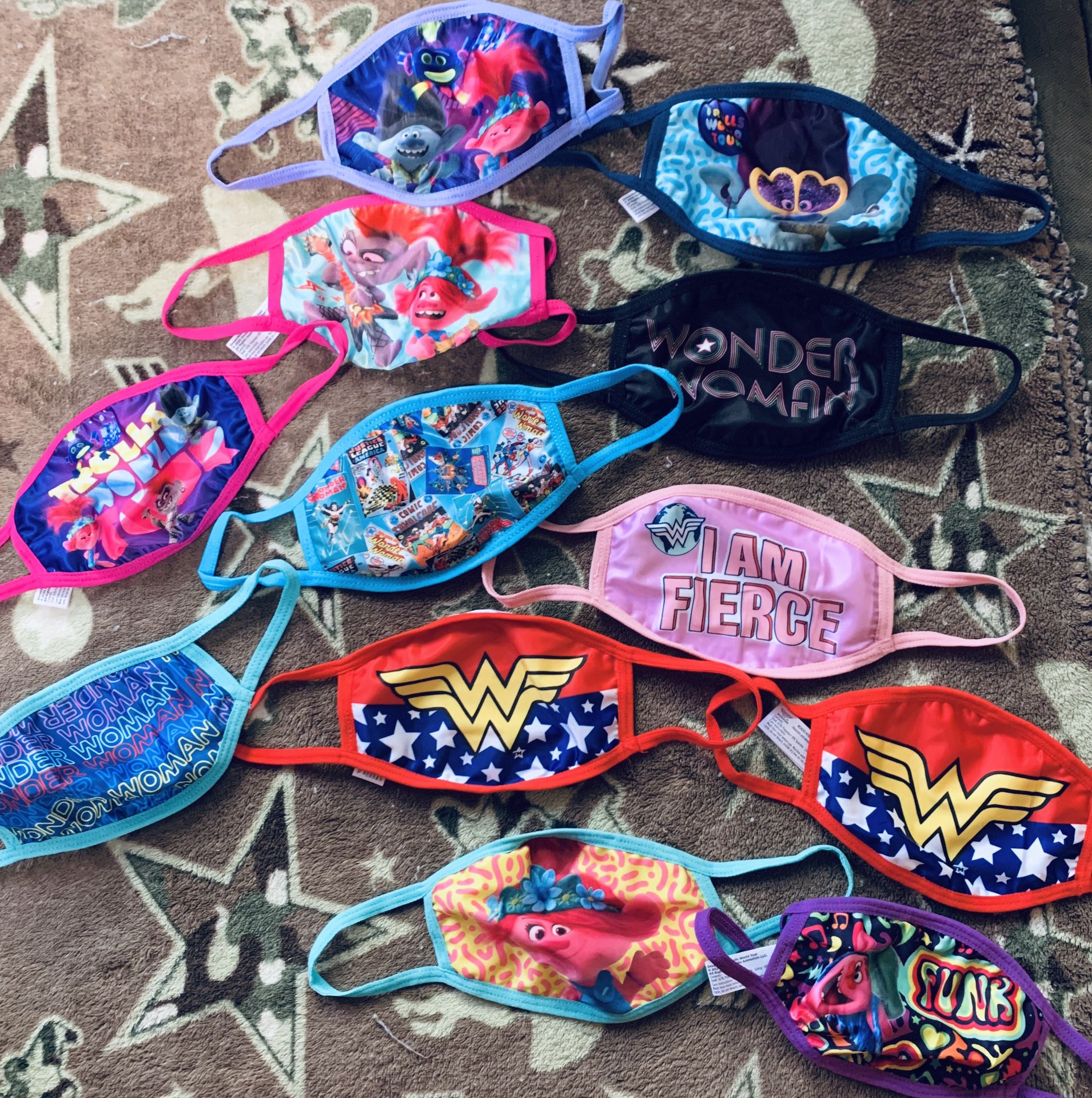 Girls masks! Bundle of 12 selling together