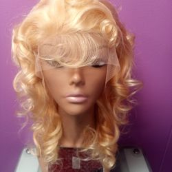 18" Blonde Lace Frontal Wig