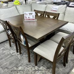 Bryce Dining Table and 6 Chairs