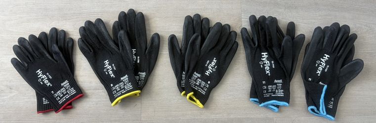 Ansell HyFlex industrial work gloves