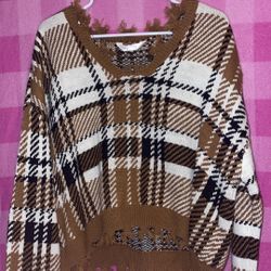 Plaid Sweater
