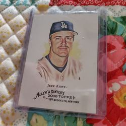 Los Angeles Dodgers 2008 Topps Allen & Ginters Jeff Kent Chad Billingsley Takashi Saito Brad Penny Baseball Cards 
