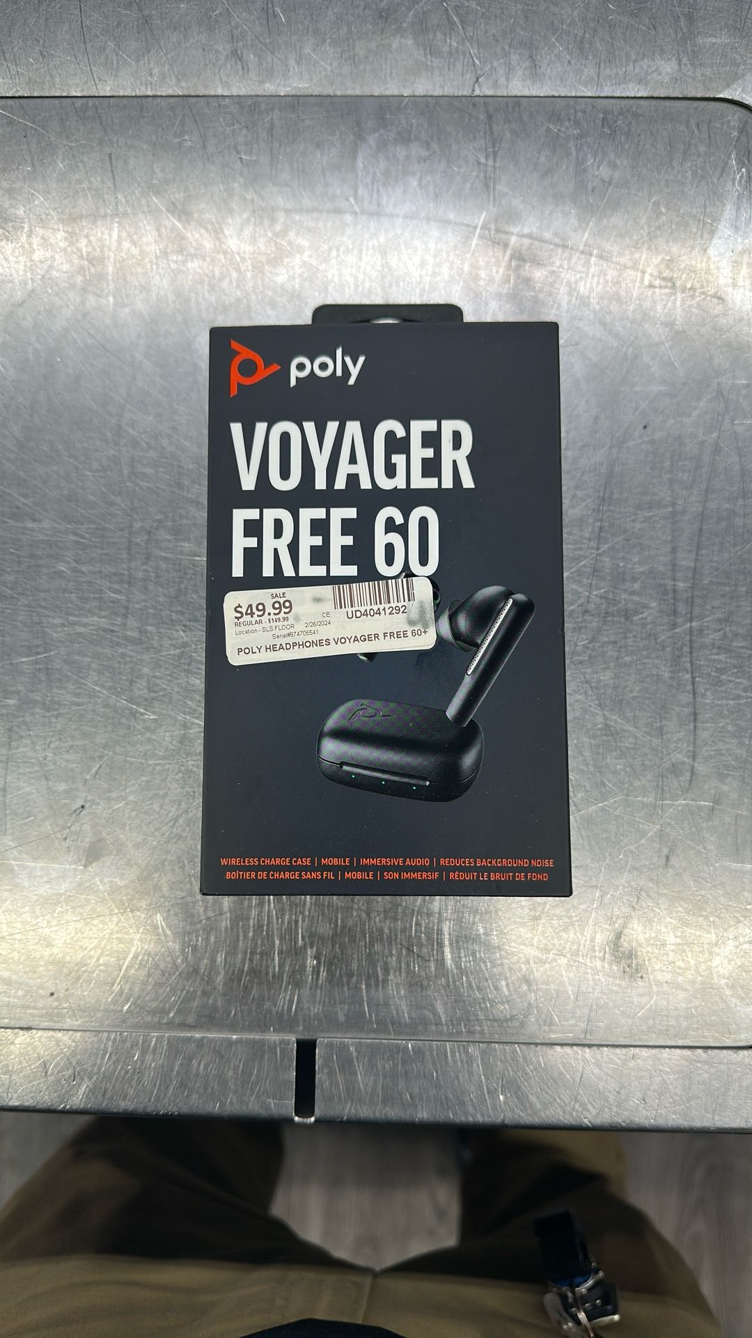 Poly Voyager Free 60 Bluetooth Headphones 