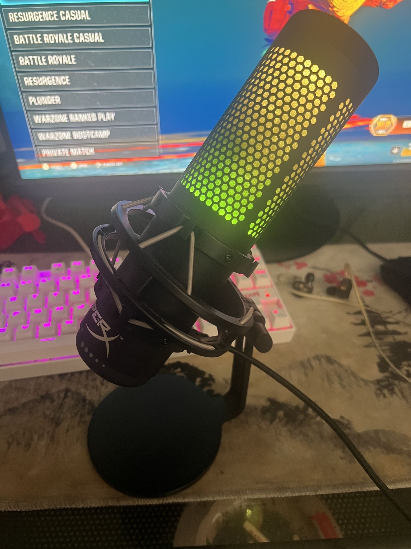 HyperX QuadCast S – RGB USB Condenser Microphone