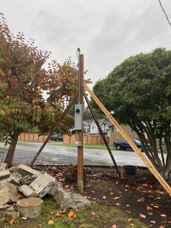 Temp Power Pole