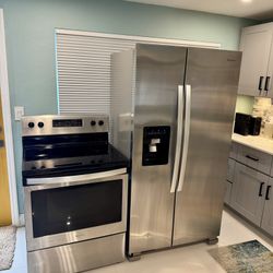 Stainless Steel Kitchen Appliance Set