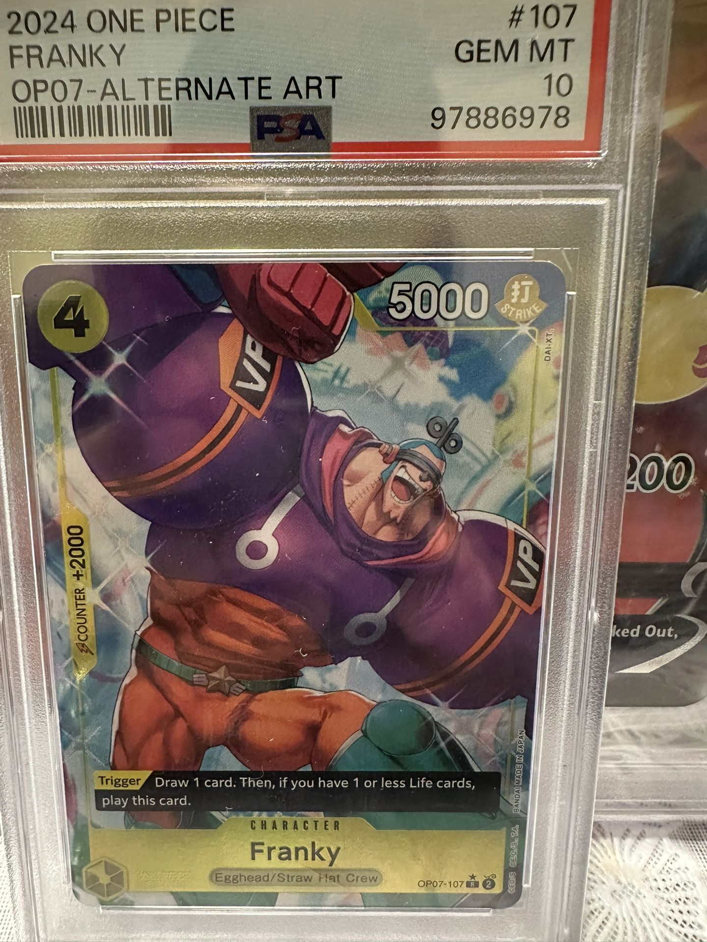 One Piece Franky Psa 10