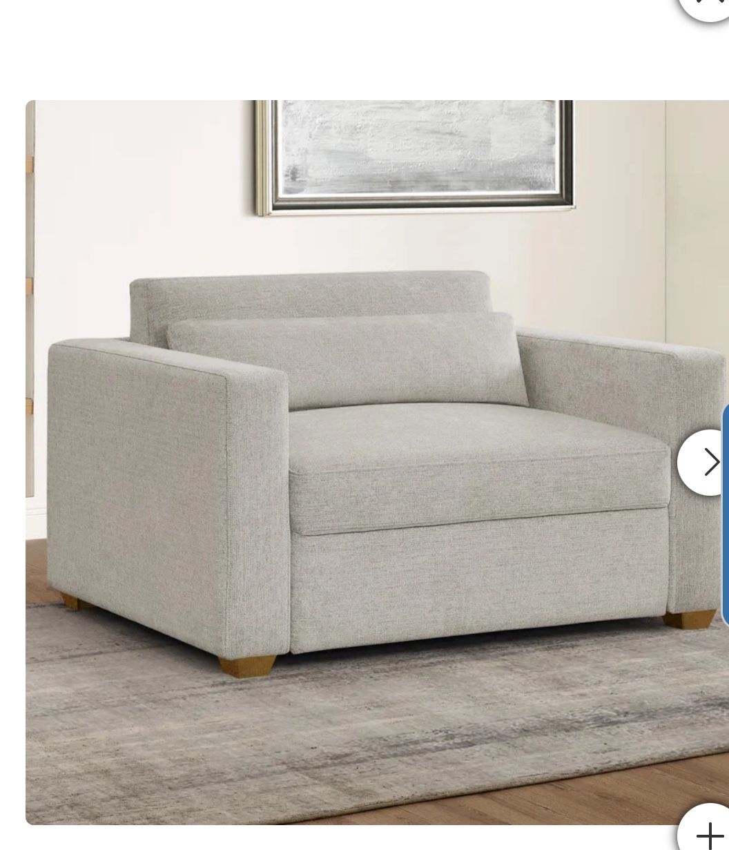 Thomasville Dillard Fabric Twin Size Convertible Sleeper Chair