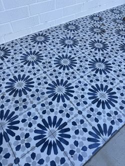 266 Sqft Casablanca Sky Tile 17”x17”