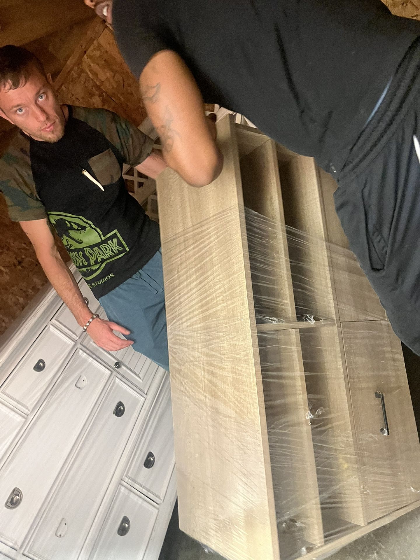 Beige Wooden dresser