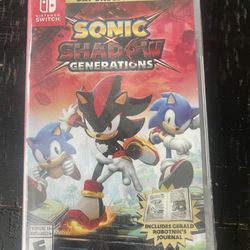 Sonic And Shadow Generations Nintendo Switch Brand New