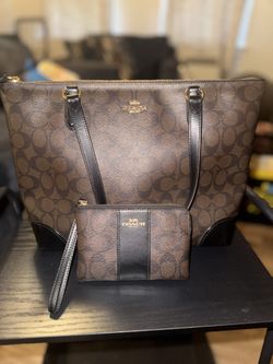 Coach Handbag and Wristlet