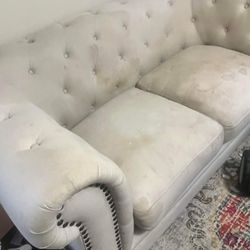 2pc Sofa And Loveseat Set Beige