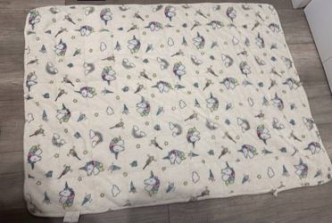 Unicorn Rainbow Toddler Weighted Blanket