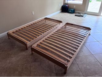 Twin bed frames and mattresses