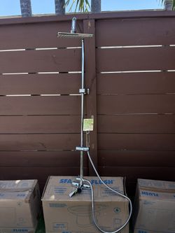 Modern Rainfall Shower System – Brand New