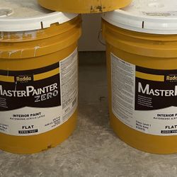 Interior Paint. Color Metro. Flat. Total 2 Buckets/ 10 Gallons 