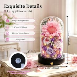 Sunflower Gifts for Women Flowers with LED Base