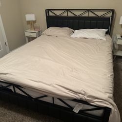 Queen bed frame