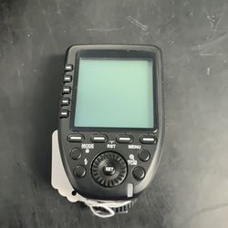 Godox XPro wireless flash trigger transmitter.