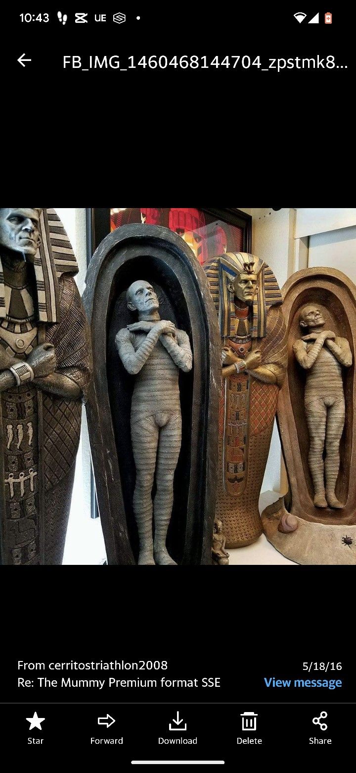 Sideshow Collectibles The Mummy Premium Format Statue Universal Monsters hot Toys 