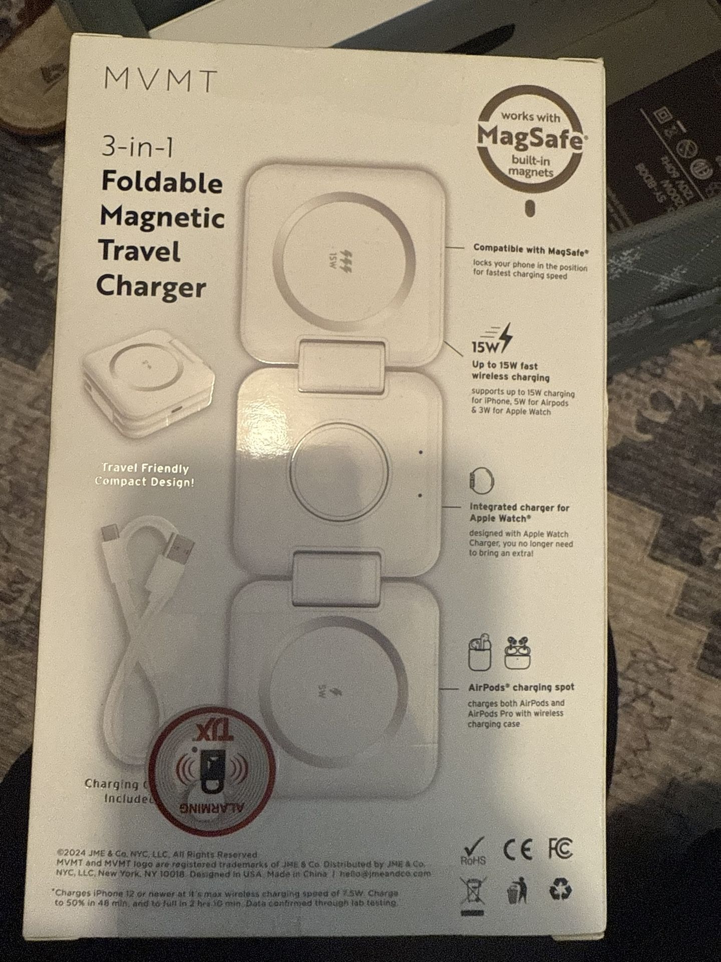 Foldable Magnetic Travel Charger