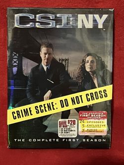 CSI NY THE COMPLETE FIRST SEASON 1 DVD BOX SET ‼️ NEW & SEALED ‼️