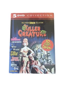 Hollywood Horror Collection Killer Creature - 5 DVD Box Set is In Plastic!