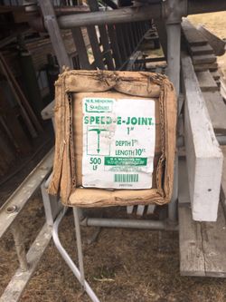 1 inch x 10 ft zip strip concrete expansion joint - 210 ft total