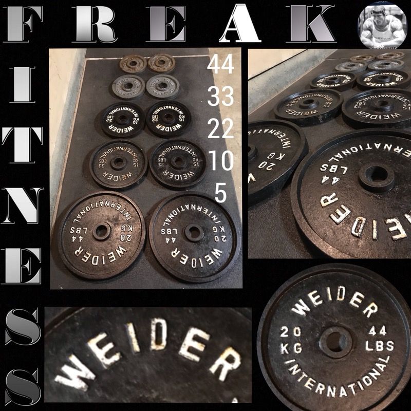 Weider international online plates