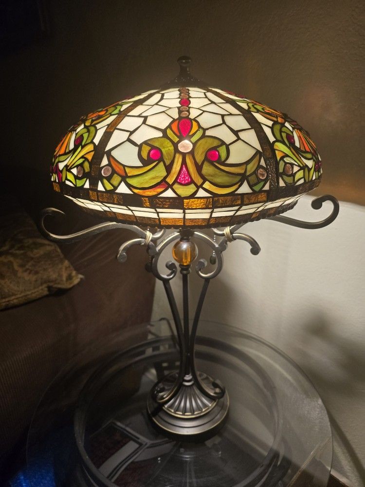 Antique Golden Bronze Table Lamp Portable Light