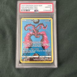 PSA 10 Galarian Moltres SWSH284 Promo Crown Zenith Holo Pokemon Card - Gem Mint