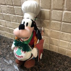 The Disney Store Goofy Plush Merry Christmas 1999 Ornament