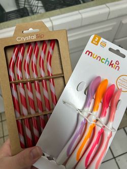 Baby spoons and straws